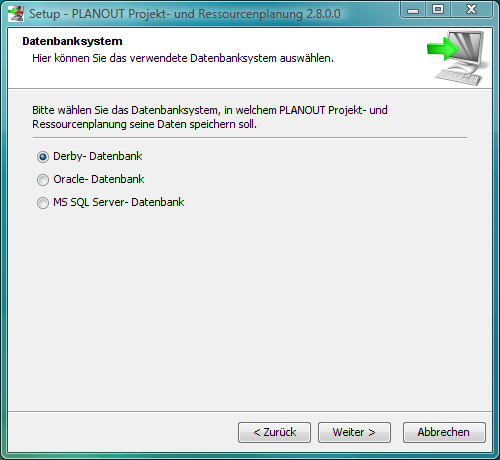 Datenbanksystem auswählen