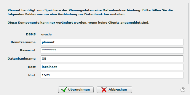 Datenbankverbindung herstellen