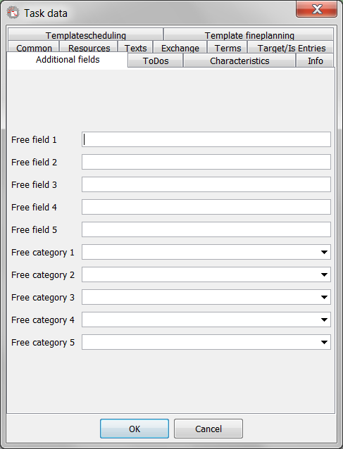 Addtitional fields