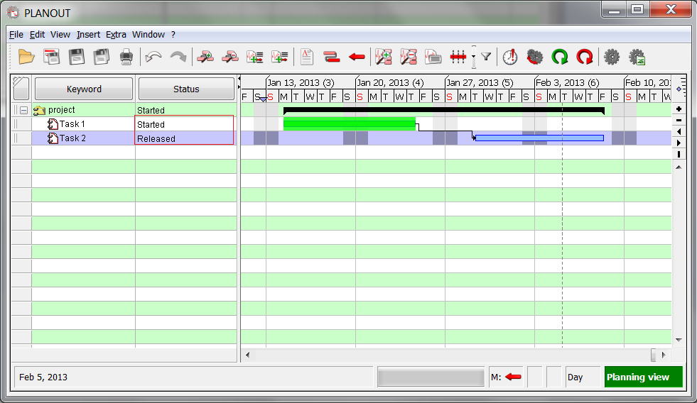 Implication before the change of status