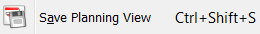 Die Planungsansicht speichern