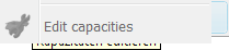 Kapazitäten editieren